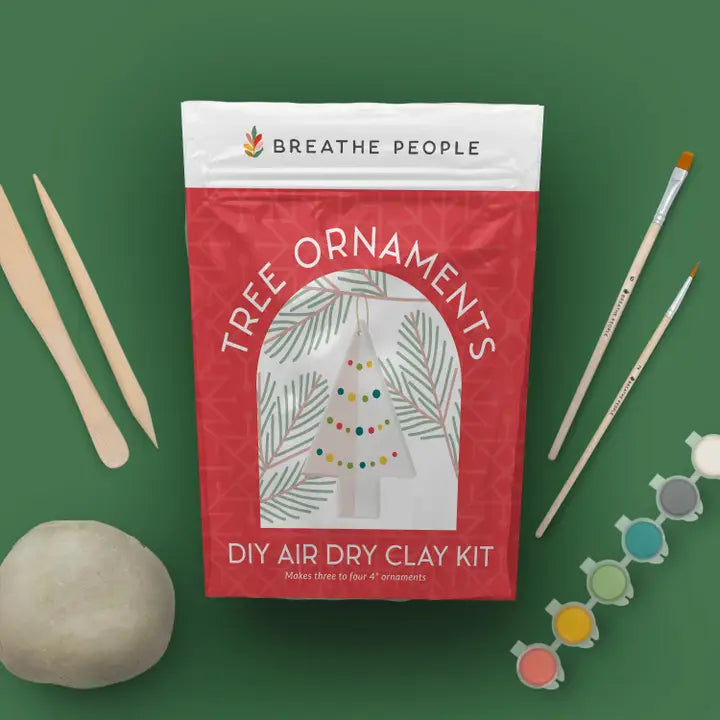 Tree Ornaments Air Dry Clay Kit