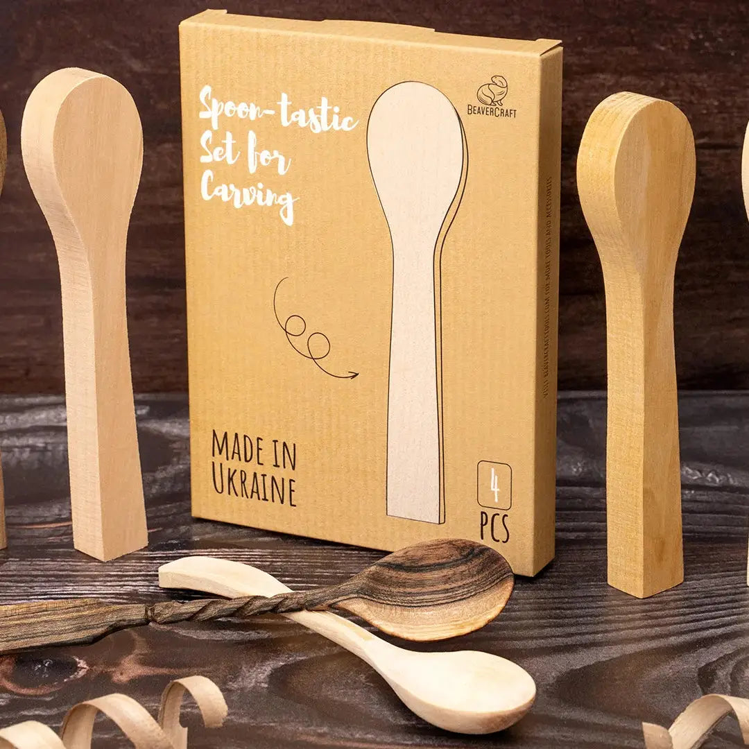 Spoon Carving Wood Blanks (set of 4)