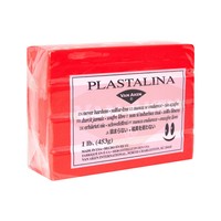 Plastalina Modeling Clay, 1lb, Red