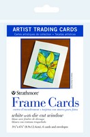 Framed Artist Trading Cards w/ envelopes, watercolor, set of 6