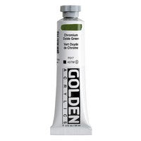 Chromium Oxide Green Golden Heavy Body Acrylic, 2oz