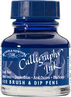 Dark Blue Calligraphy Ink W&N (30ml)