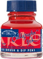 Scarlet Calligraphy Ink W&N (30ml)