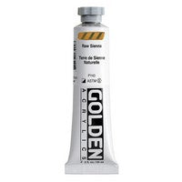 Raw Sienna Golden Heavy Body Acrylic, 2oz