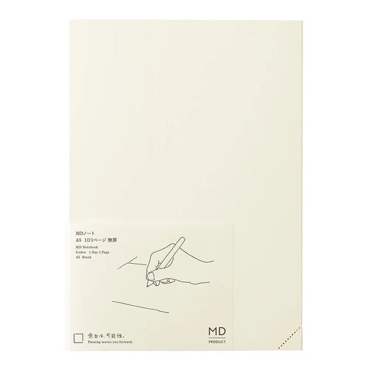 MD Notebook A5 Codex 1-day-1-page Blank