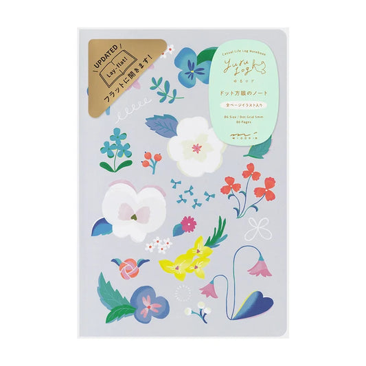 Floral - Yuru Log Notebook B6