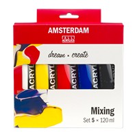 Amsterdam Acrylic Mixing set; 120 ml; 5 piece