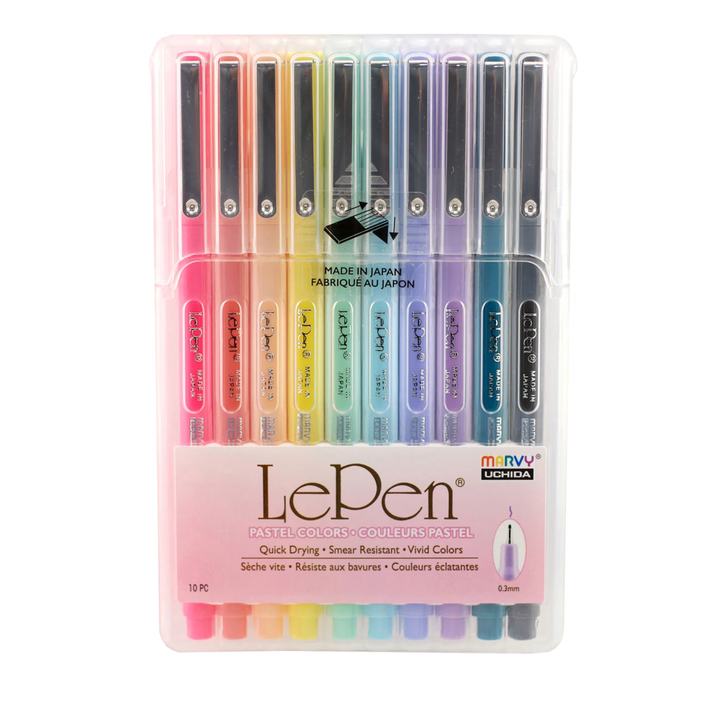 Lepen 10Pc Pastel Set
