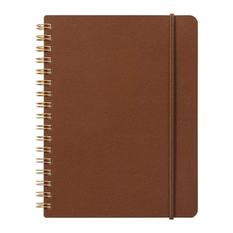 Dark Brown Grain B6 Notebook by Midori