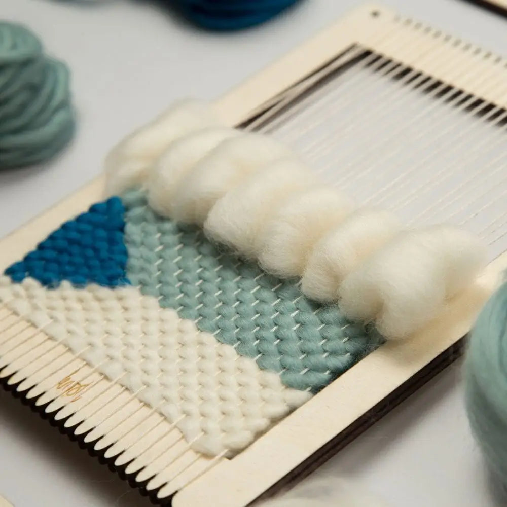 Wool Couture Small Weaving Kit - Ocean