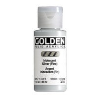 Iridescent Silver; Golden Fluid 1oz