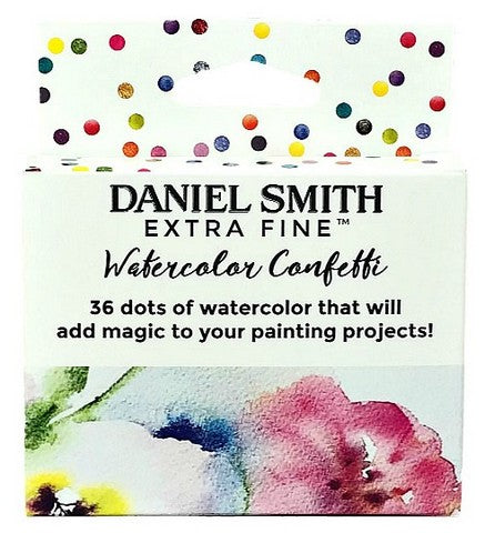 Watercolor Confetti, 36 Dot Card Set