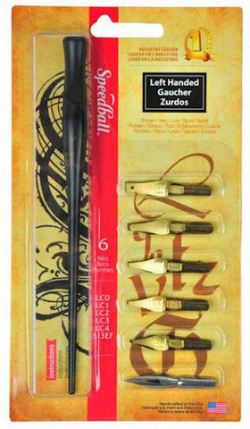 Speedball Left Handed C Pen Set