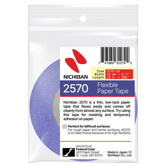 Nichiban Flexible Paper Tape 2570 (18mm)