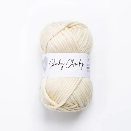 Cheeky Chunky Merino Wool Yarn - Cream