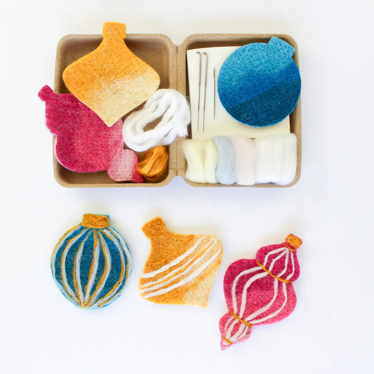 Mini Christmas Bauble Felting Craft Kit