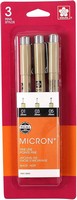 Black Pigma Micron set of 3: 01, 03, 05