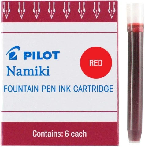 Red Pilot Namiki Ink Cartridges (6)