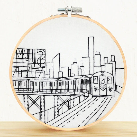 NYC Subway Embroidery Kit