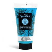 Water Soluble Block Printing Ink 2.5oz Fluorescent Blue