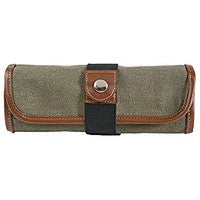 Canvas Pencil Roll Up Case, 36 Count (Olive)