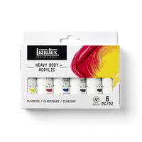 Liquitex Heavy Body Acrylic set of 6; 22ml
