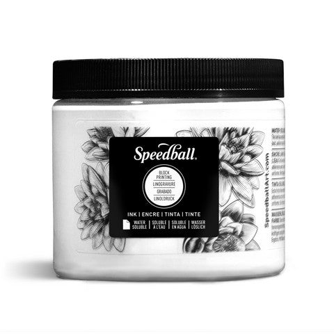 Water-Soluble Block Ink 16oz White