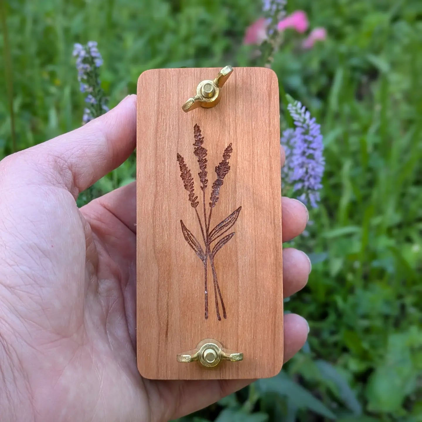 Pocket Sized Flower Press - Lavender