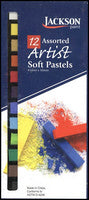Jackson Soft Pastels; set of 12 - Basic