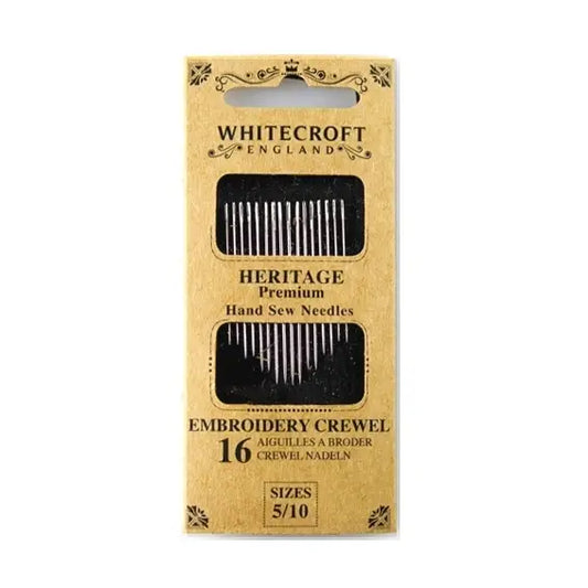 Embroidery Whitecroft needle set of 16