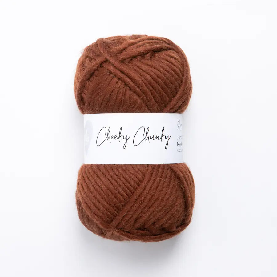Cheeky Chunky Merino Wool Yarn - Hazelnut
