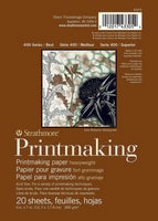 Printmaking Pad Glue Bound, 280grm 5 X 7, 20 sheets