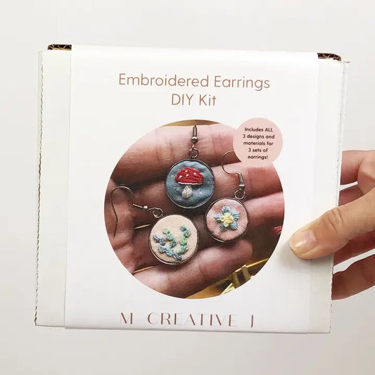 Embroidery Earring Kit (makes 3 pair)