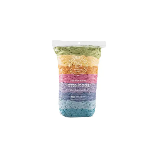 Pastels Potholder Loops (large bag)