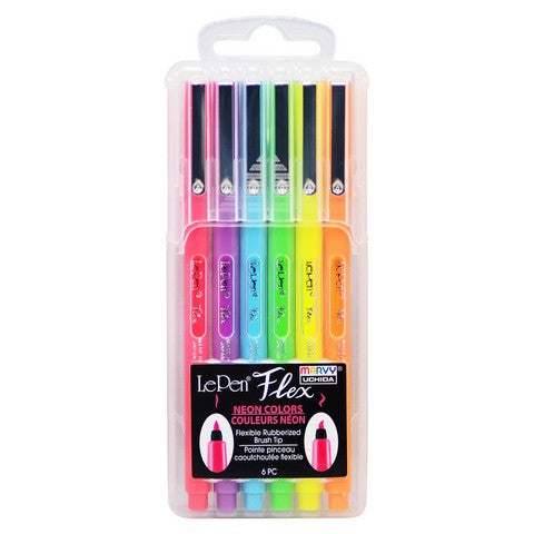 Lepen Flex Neon Color Set - 6 piece