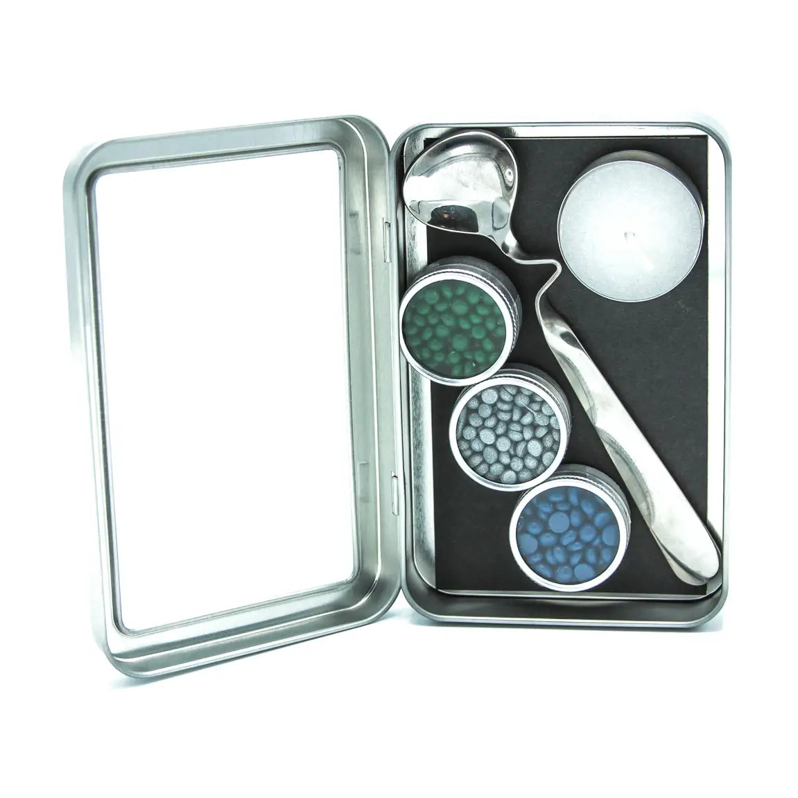 Bead Wax Sealing Set (silver, blue, green)