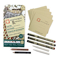 Pigma Micron Zentangle Drawing Set of 12 - renaissance