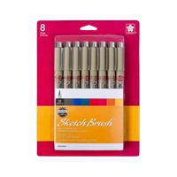 Pigma Brush Pen, Set of 8