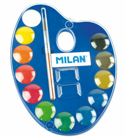 Milan Palette Watercolor 12 Pan Set
