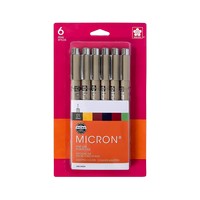 Earth Tones - Micron 01 Set, 6 piece