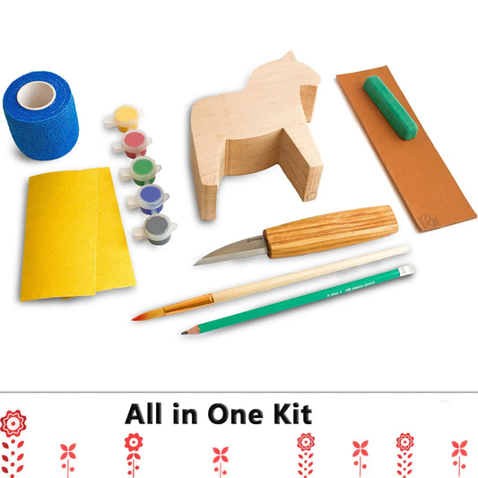 Dala Horse Carving Kit