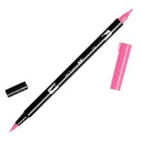 Dual Brush Pen Hot Pink (743)