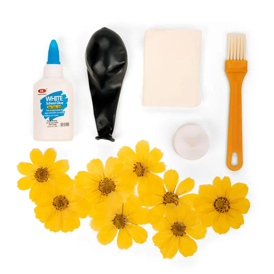 Paper Lamp with Flowers