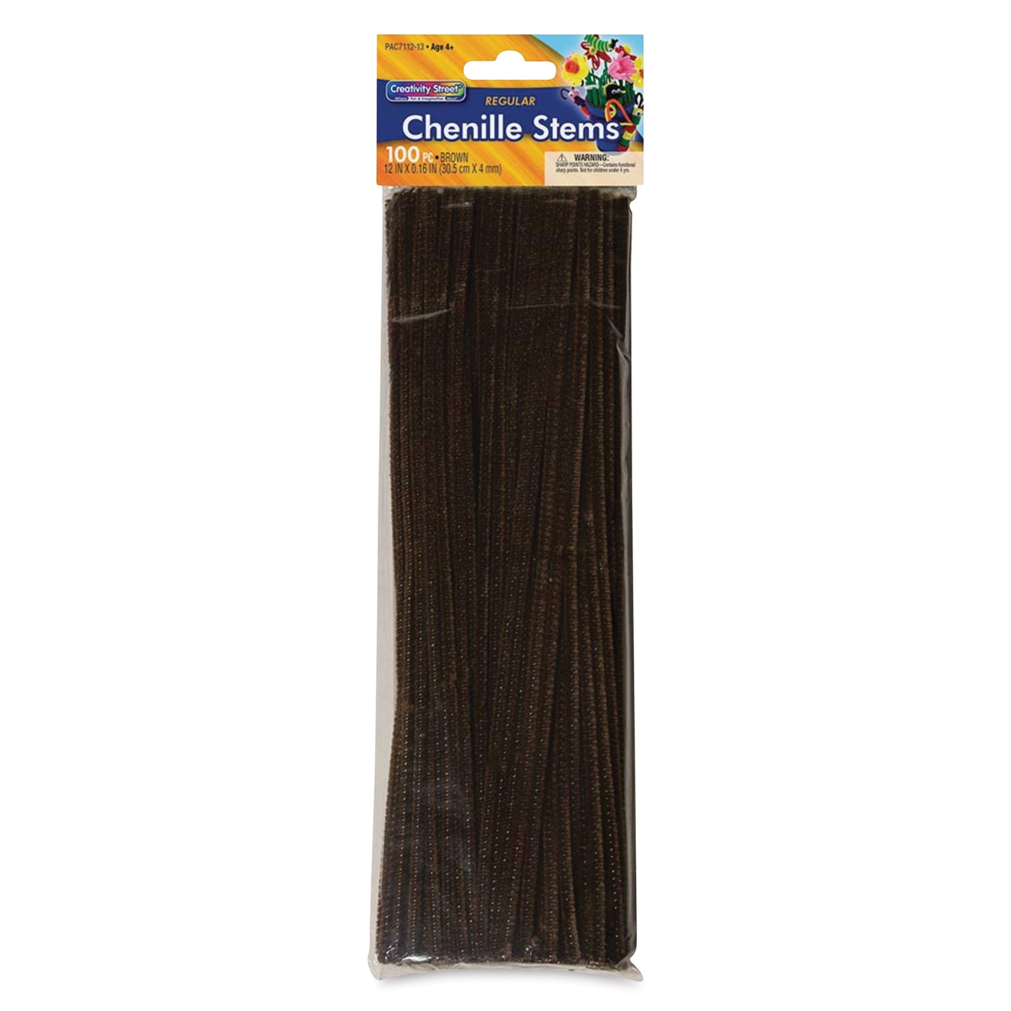 Brown Pipe Cleaners, 12", 100 count