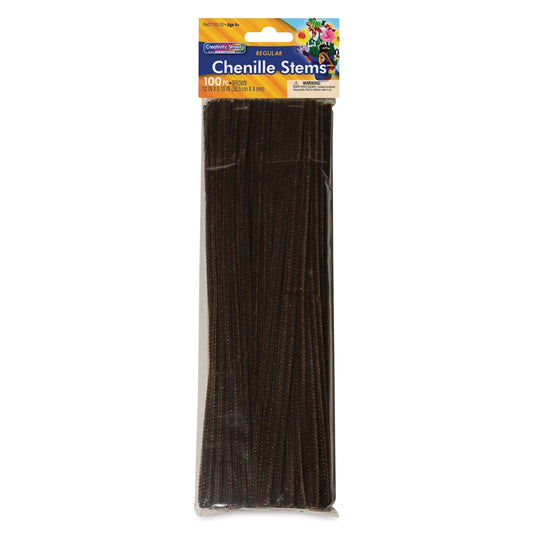 Brown Pipe Cleaners, 12", 100 count
