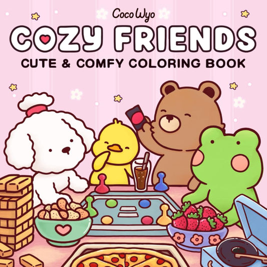 Cozy Friends Coloring Book