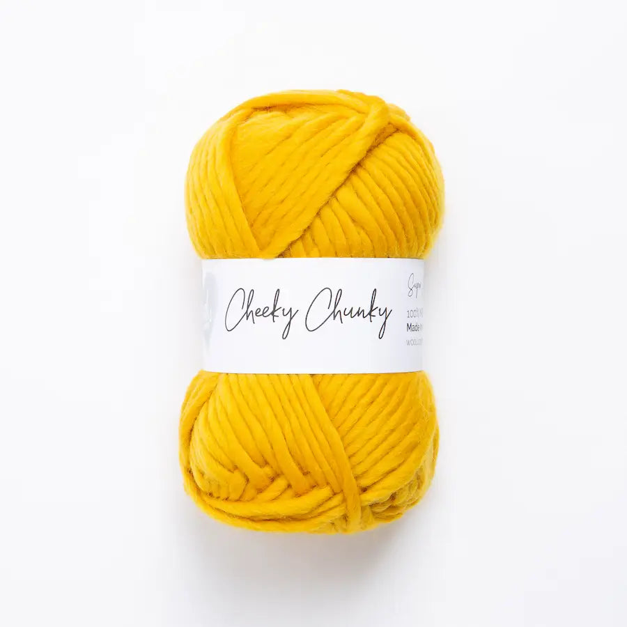 Cheeky Chunky Merino Wool Yarn - Mustard