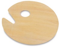 Wood Oval Palette