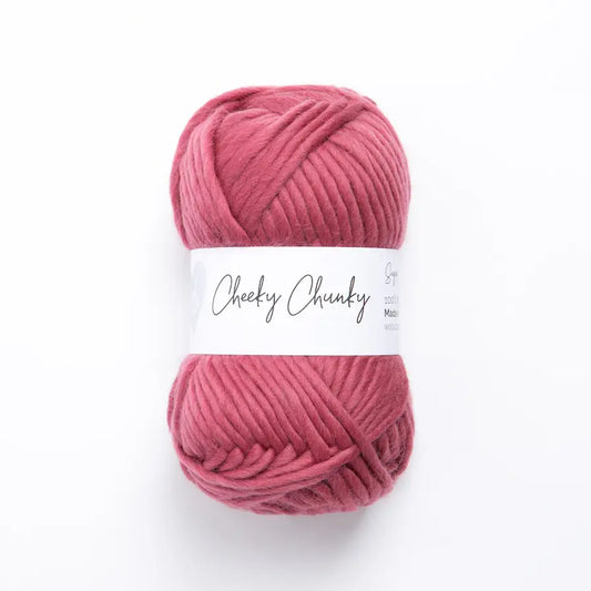 Cheeky Chunky Merino Wool Yarn - Mulberry