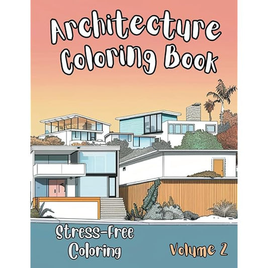 Architecture Coloring Book Vol 2